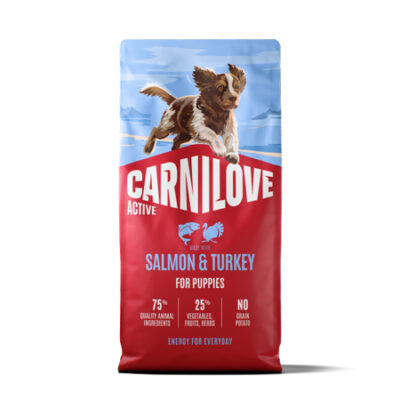 Carnilove ACTIVE Salmon & Turkey Puppy Food