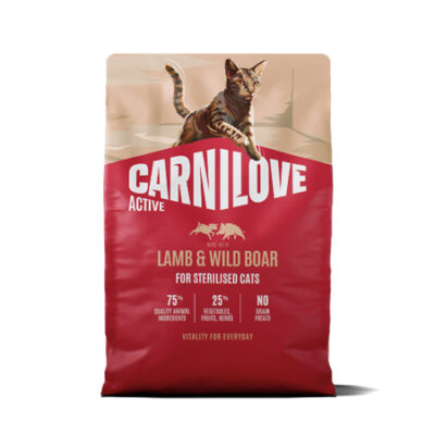 Carnilove ACTIVE Lamb & Wild Boar Cat Food