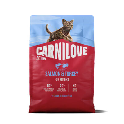 Carnilove ACTIVE Salmon & Turkey Kitten Food