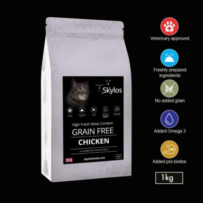 Skylos Grain Free Chicken-Kitten Food  1kg