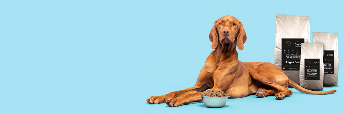 Grain free puppy food by Skylos available to buy from Newcastle Pet Supplies