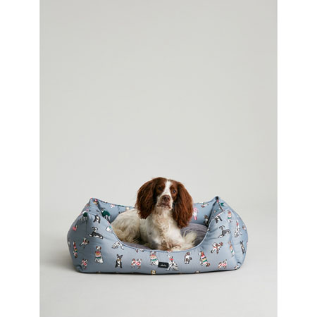 Joules Rainbow Dogs Box Bed - Image 2
