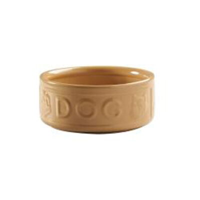 Ceramic Lettered Dog Bowl