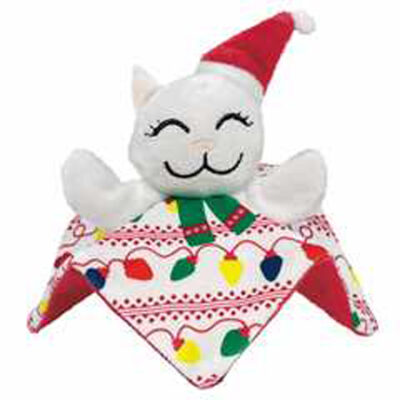 KONG Holiday Crackles Santa Kitty Cat Toy
