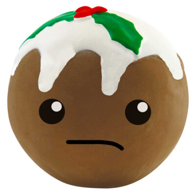 Dog Life Softy Latex Christmas Pudding Medium
