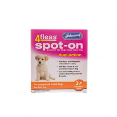 Johnsons 4fleas Spot-on for Puppies up to 4kg