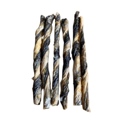 Salmon Skin Twists