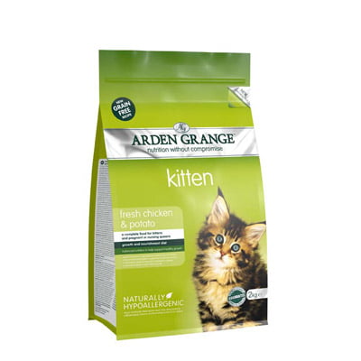 Arden Grange Grain Free Kitten Food with Fresh Chicken and Potato 2Kg