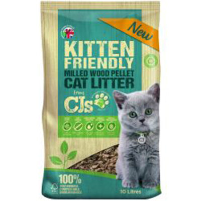 CJ's Kitten Wood Litter 10 Litre