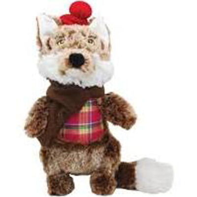 Dandy Dude Fox Plush Dog Toy
