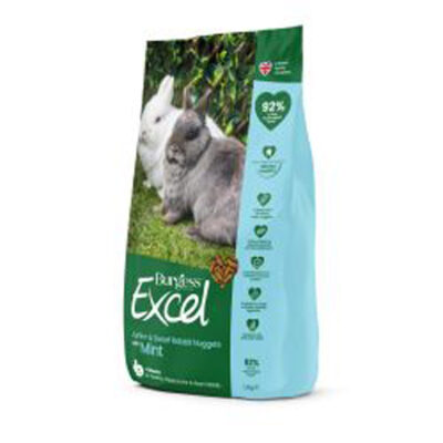 Burgess Excel Junior and Dwarf Rabbit Nuggets with Mint - 1.5kg