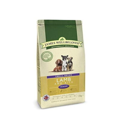 James Wellbeloved Complete Dry Adult Small Breed Dog Food Lamb and Rice, 1.5kg