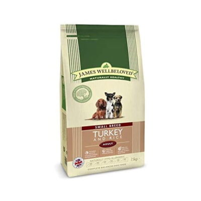 James Wellbeloved Complete Dry Adult Small Breed Dog Food Turkey and Rice, 1.5kg