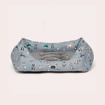 Joules Rainbow Dogs Box Bed