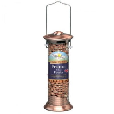 Copper Die Cast Peanut & Suet Feeder