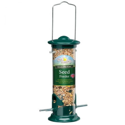 Green Die Cast Seed Feeder
