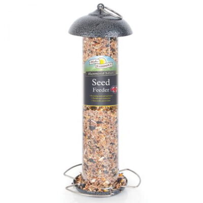 Hammered Silver Seed Feeder