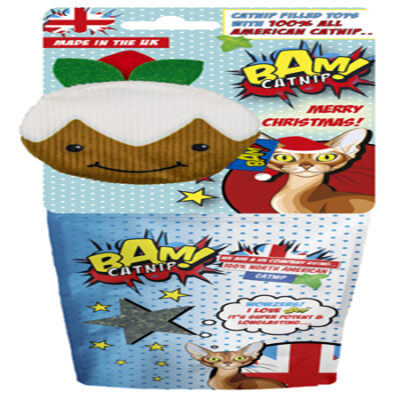 BAM Catnip with Refillable Toy