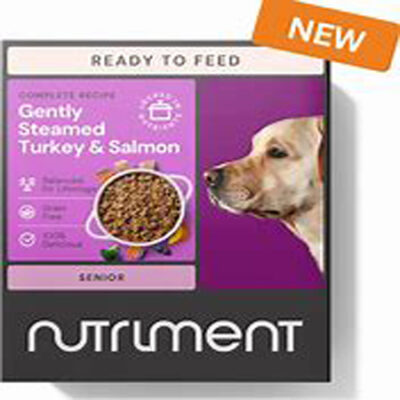 Nutriment Gently Steamed Recipe - Turkey & Salmon for Senior Dogs