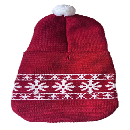 Santa Hoodie Dark Red