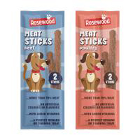 Meat Sticks with Beef or Poultry 2pc for Dogs