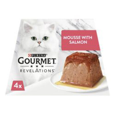 Gourmet Revelations Salmon Wet Cat Food 4pk