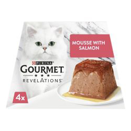 Gourmet Revelations Salmon Wet Cat Food 4pk