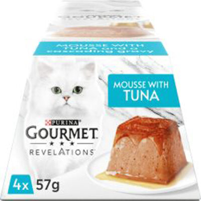 Gourmet Revelations Tuna Wet Cat Food 4pk