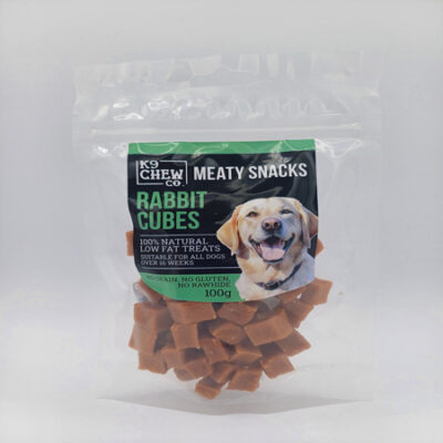 K9 Chew Co. Meaty Snacks Rabbit Cubes 100g