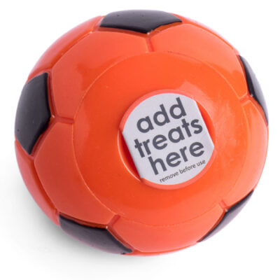 SERIOUSLY STRONG TREAT FOOTBALL DOG TOY