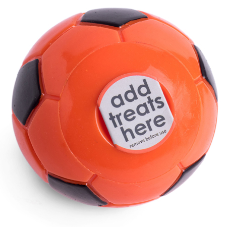 SERIOUSLY STRONG TREAT FOOTBALL DOG TOY
