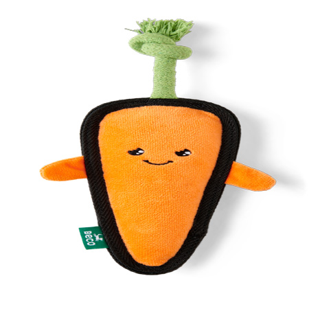 Plush Carrot Dog Toy