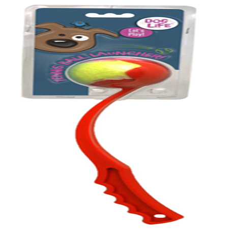Dog Life Tennis Ball & Launcher - Short