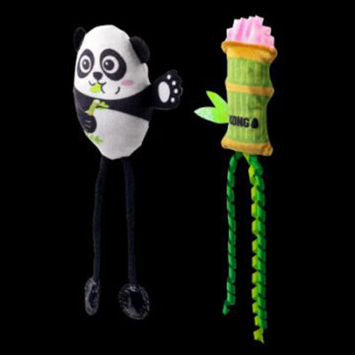 Kong Scrattles Panda Cat Toy