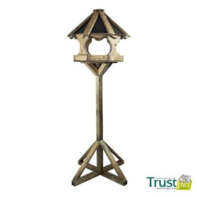 Octagonal Wooden Bird Table