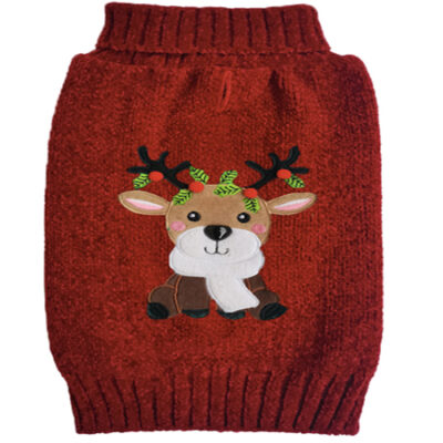 Cuddly Reindeer Dog Jumper