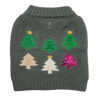 Fuzzy Festive Tree Jumper